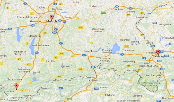 Munich, Garmisch-Partenkirchen, Salzburg, Day Trips, Europe