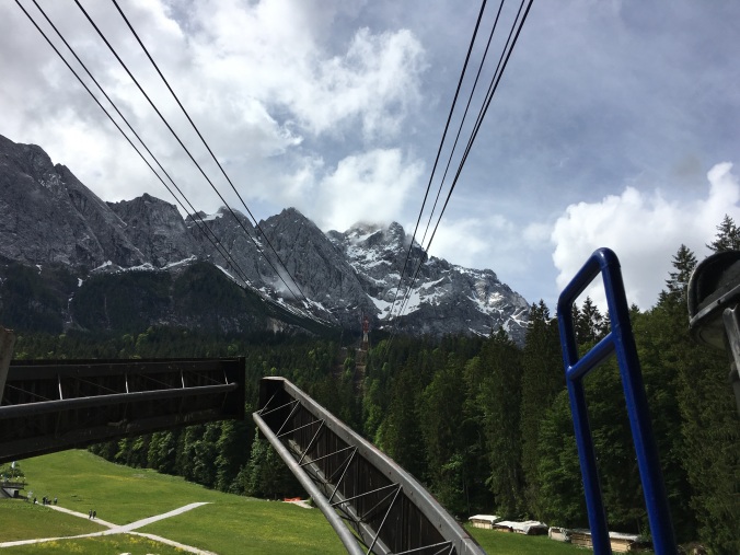 Zugspitze, Cable Car, Munich, Garmisch-Partenkirchen, peak, biergarten
